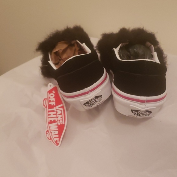 furry vans shoes